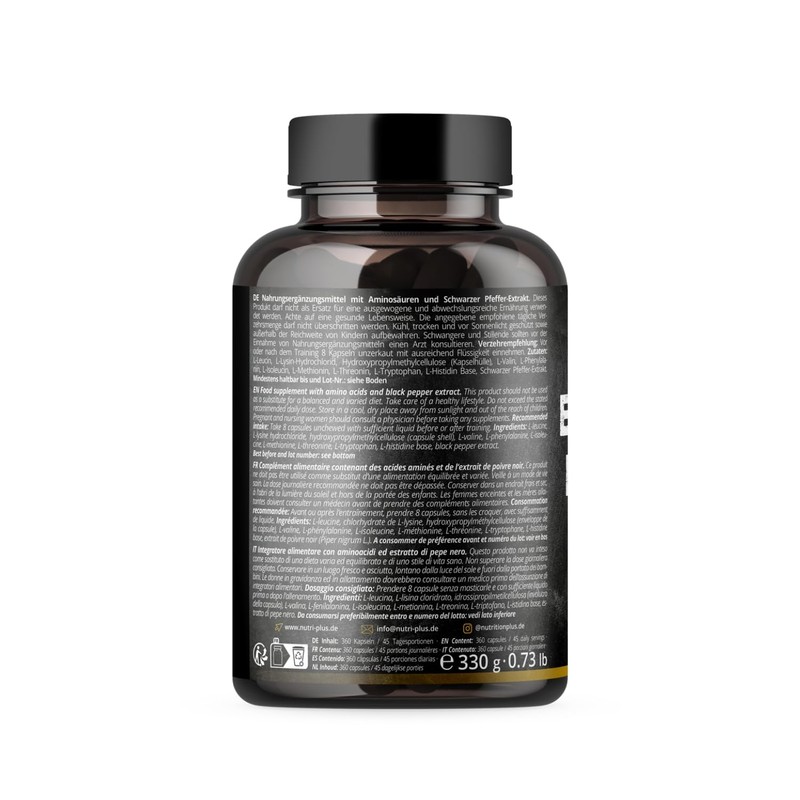 EAA Capsules - 360 Mega Caps a 750 mg -