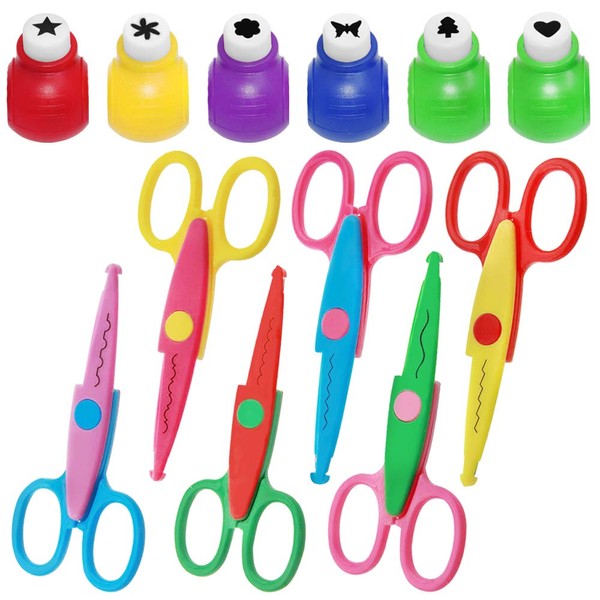 Set of 12, Craft Punch and Creative Scissors, findTop Scrapbooking