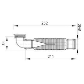 Wirquin Senzo 1.25 Space Saving Trap