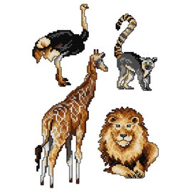 Crafting Spark Counted Cross-Stitch Kit "Exotic Animals" 174CS