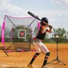 AOLIGEIJS 6'X6' Baseball Softball Practice Net,Pitching Net,Batting Net,with Bonus Strike