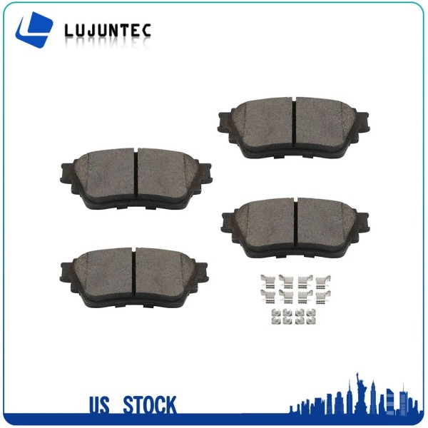 Lujuntec Two Pair Rear Ceramic Brake Pads Set For Nissan