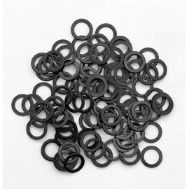 Unbranded 100 Skateboard Truck Speed Kit Axle Washer Spacers for Bearing Performance BLACK