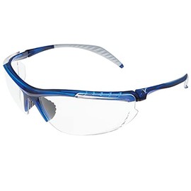 Encon Wraparound Veratti 307 Safety Glasses, Clear Lens, Translucent Blue Frame (Pack of 1) ((Set) of 5)