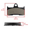 Celox Front and Rear Brake Pads for Yamaha Grizzly 660