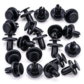 Rexka 20pcs Fender Liner Clips for Subaru 909130013 Forester Legacy Impreza Mitsubishi MR288150 Endeavor, Galant, Lancer, Mirage, Montero & Outlander