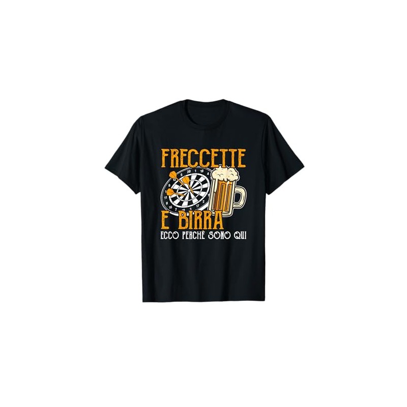 Dardo Divertente Regali Giocatore Di Freccette E Birra Maglietta