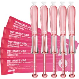Gel Tensor Vaginal, Repara en Profundidad, Mejora la Elasticidad, Rejuvenece, Aumenta la Sensibilidad y el Placer - 5 uds