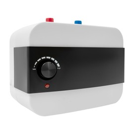 Mini Tank Electric Water Heater Under Sink, Instant Hot Water Heater 110V 1500W, Small Water Heater with Adjustable Temperature 32-149°F, Shelf Wall or Floor Mounted