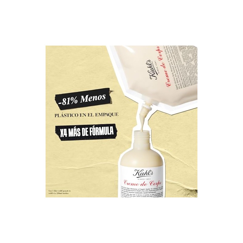 Kiehl’s Creme de Corps - Crema Corporal Hidratante, Para una