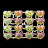 Glanzbilder Flower Hearts and Locket Set of 4 Different Wafer