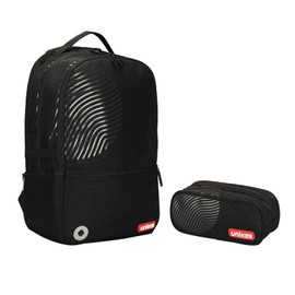 Fashion 2 in 1 Backpack Set with Cosmetic Bag,Casual Daypack Women,Backpack and Carry-on 2pc set,Lightweight Travel Backpack,Laptop Backpack with with USB Port, Fingerprint‌