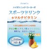 JAY&CO. 粉末 マルチビタミン 入り ハイポトニック スポーツ飲料 (低糖質ローカーボ・低カロリー) (パイナップル, 500ml×60本分)