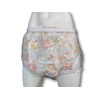 Adult Incontinence Snap-on Plastic Pants 3 Pack (Medium, Glass Clear)