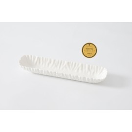 Pampa Bay Mascali Bianca Cracker Tray, 13.25"" x 3.25"" x 1.75"" Tall, White