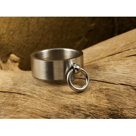 Fly Style 'Ring of O' made of stainless steel – slave ring – finger ring for men and women jewellery, Stainless Steel