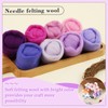 Namner Needle Felting Wool, 2.82 oz/80 g Felting Wool of