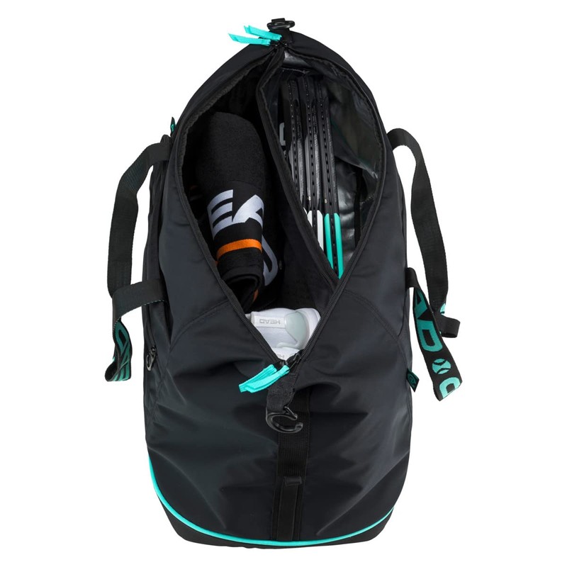 Head Unisex - Adult Coco Duffle Bag Tennis Bag, Black/Mint,