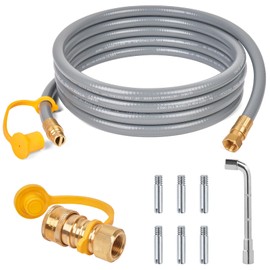GASPRO 8216842R04 Natural Gas Conversion Kit for Char-Broil Commercial and Signature Series Dual Fuel Grills (2020 or Newer), 3/8" Quick Connect & 12FT Hose, Propane to Natural Gas Conversion