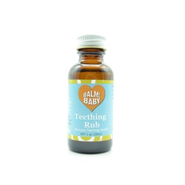 Balm! Baby Teething Rescue Kit – 100% Natural Teething Tincture & Topical Teething Oil Rub | Made in USA (Sweet Glycerin)