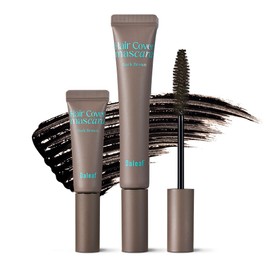 GLAM Gray Hair Cover Mascara, Black, 0.6 oz (16 g) (Dark Brown), Mini Size, 0.3 oz (8 g), Conceals Gray Hair, Hairline, Parting, Temple, Gray Hair Cover Mascara, Sweat and Water Resistant