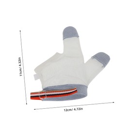 FRCOLOR 2Pairs Thumb Stop Gloves for Boy Girl Portable Finger Guard for Boy Girl Biting Tool with Multiple Textures Comfortable Design for Boys Safety
