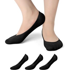 Fia Direct 6 Pairs No Show Trainer Socks Womens Invisible Women Ladies Low Cut Cotton Ankle Multipack Thin Breathable Summer Casual Sock UK 4-7 (Black, 6Pairs)