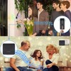 Self Powered Doorbell Black Battery Free Wireless Smart Elderly Pager