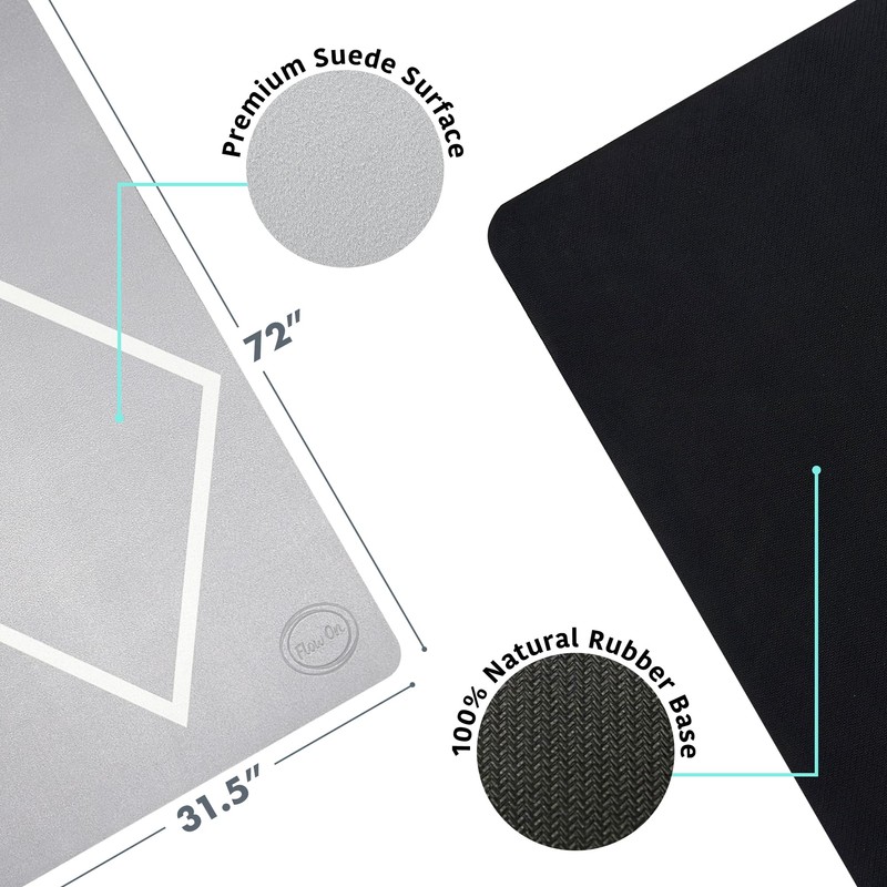 Flow On Home Exercise Rug Yoga Mat 1/2 inch Extra