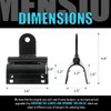 UTSAUTO Snowmobile Bumper Hitch Bumper Tow Hitch 12-101 for Polaris