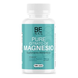 Citrato De Magnesio 100 Puro Benat 500 Mg 120 Caps