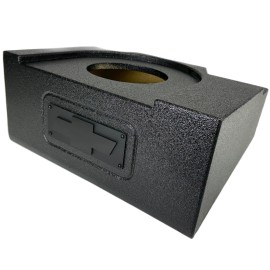 Mega bass Silverado Sierra 07-18 Crew Cab Subwoofer Box Enclosure Single Woofer 1x8"