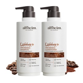 ALFHEIM Set De Champú Y Acondicionador Con Cafeína Alfheim Cuidado Capilar Energizante Con Biotina Y Niacinamida Fortalece El Cabello Y Favorece El