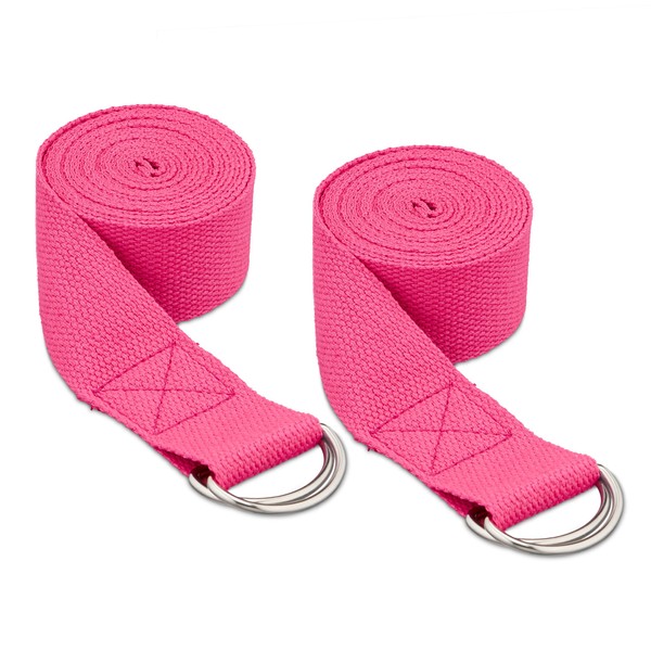 Relaxdays Yoga Strap Set of 2, Stretching Aid, 250 x