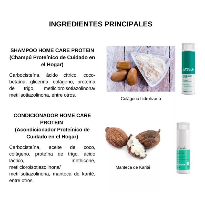 Let Me Be Champú Acondicionador Home Care Let Me Be