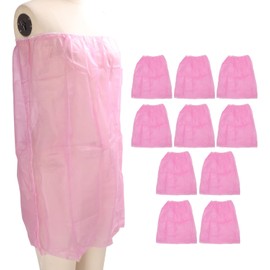 Envoltura de baño desechable de 10 Uds., Envoltura de Sauna desechable con Cierre Ajustable para salón de Belleza