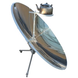 59.05inch Solar Cooker Portable Solar Oven Camping Solar Cooker Sun Oven Camper Cooker All Season, Outdoor, Cooking, Steaming, Concentrating Solar Cooker Parabolic Focal Spot Temperature:800-1000°C