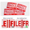 4 x 6 Inch Fragile Stickers Handle with Care 500