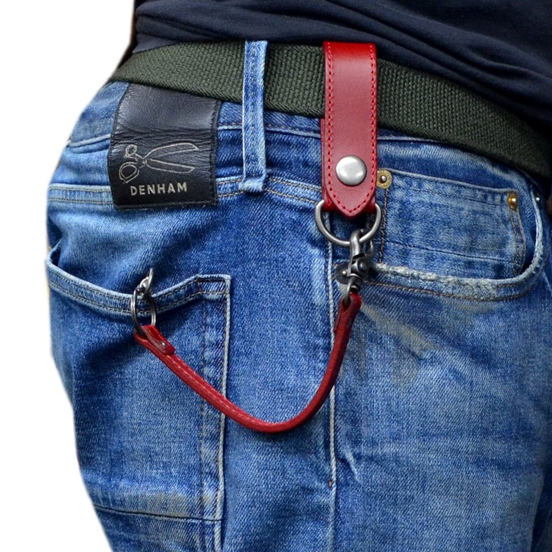 USA DESIGN AMWC-035 Leather, Genuine Leather, Belt Loop, Short Size,