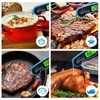 Instant Read Meat Thermometer Digital - Waterproof Food Thermometer with