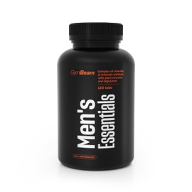 GymBeam GymBeam Men's Essentials Vitamin und Mineralienkomplex - Nahrungserg?nzungsmittel, komplexes Multivitamin speziell fr M?nner entwickelt, Tabletten mit 27 Inhaltsstoffen, 120 tabs