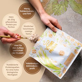 Veganes Proteinpulver | Cookie Dough | 1.2kg Eiwei√üpulver | Premiumqualit√§t Protein | Made in Germany | Alpha Foods