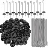 Aribrnten 100 Packs Solar Panel Guard Clips, Stainless Steel Wire