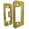 GATOR Door Latch Restorer - Strike Plate (Bright Brass)
