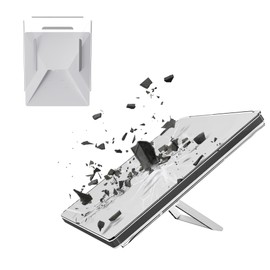 Terapaton Hard Protective Cover for Starlink Mini – Shock-Resistant PC Shell, Crush-Resistant & Signal Non-Blocking, Anti-Drop Design for Hail, Rocks & Outdoor Use (Silicone Strip Version)