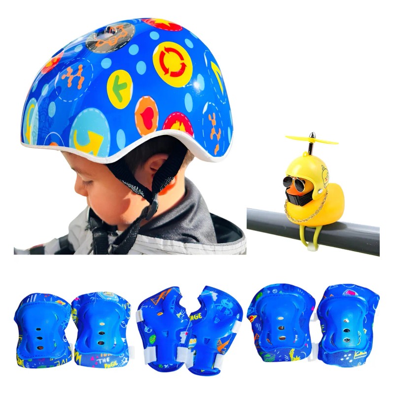 Kit Casco Infantil + Patito De Goma