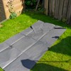 Heavy duty gray waterproof tarpaulin/ground sheet,uv resistant,reinforced hems and corners,eyelets