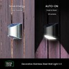 Home Zone Security Solar Wall Lights - Decorative Outdoor Solar