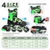 Kuxuan Skates Adjustable Inline Skates for Kids and Youth with