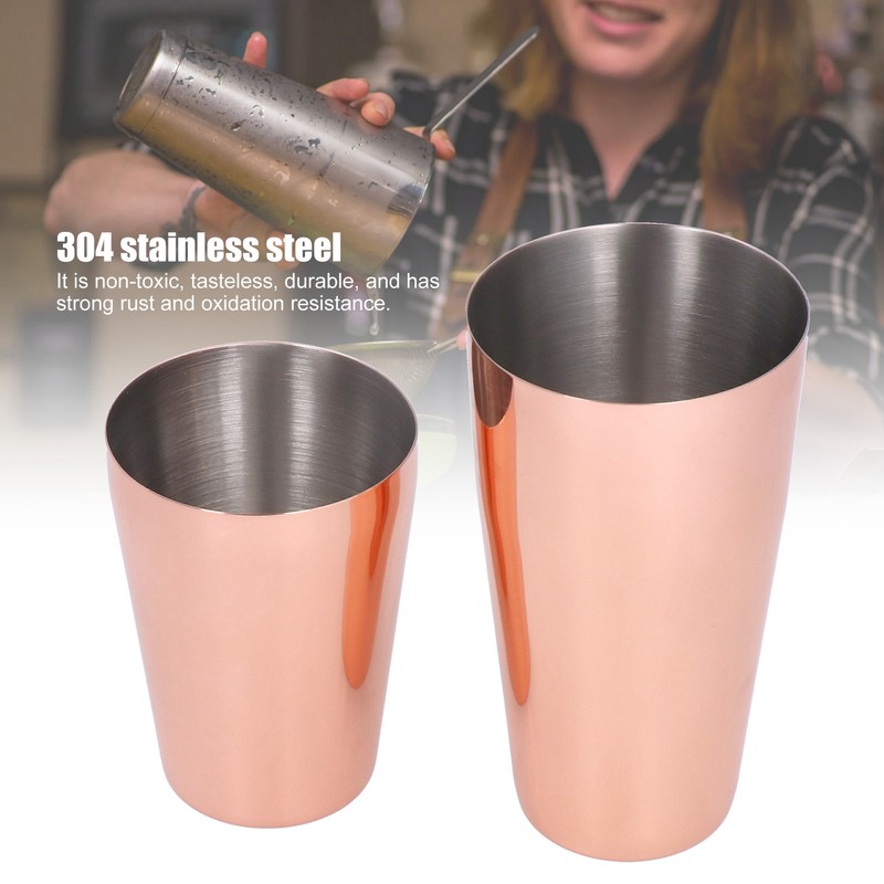 Boston Shaker Stainless Steel Cocktail Wine Drink Shaker Mixer Shaking